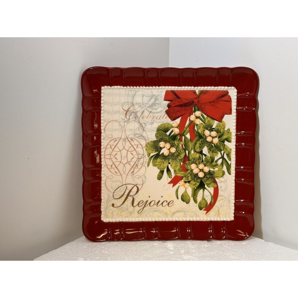 Cracker Barrel  Season Of Peace Leaf Shaped Dish 4 1/8